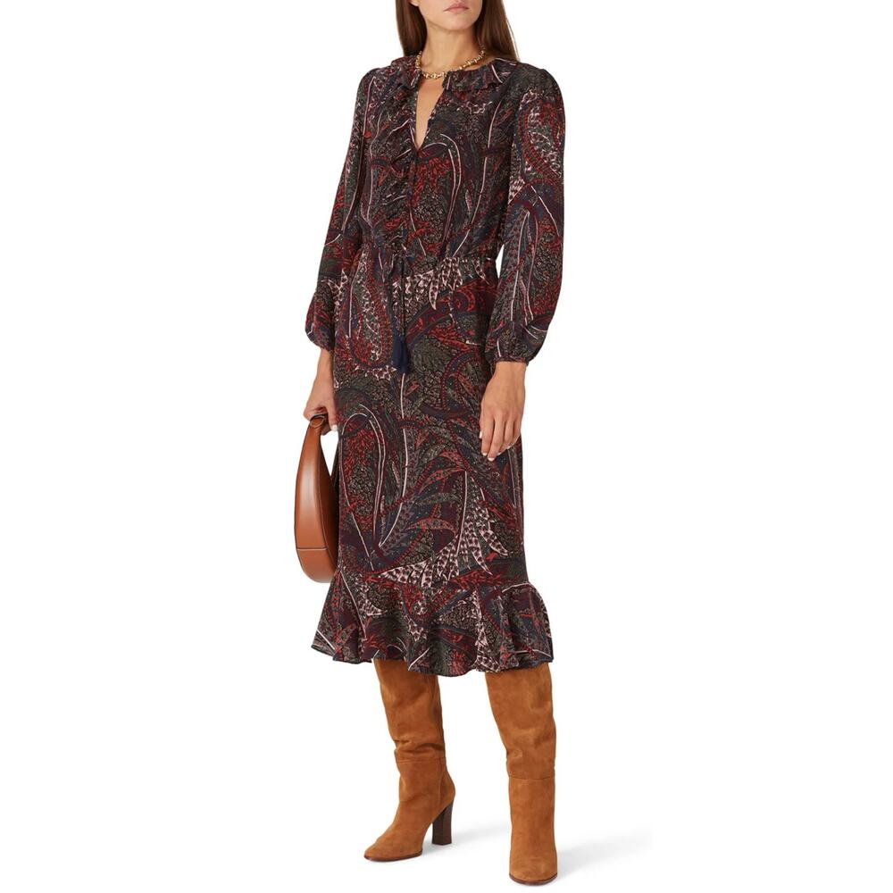 Vanessa Bruno Pryska Abstract Dress FR 40 US 8